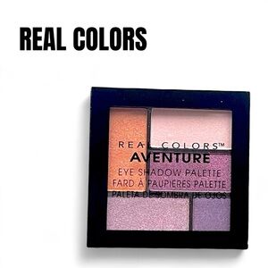 007 Real Colors Aventure Eye Shadow Palette - Rose Gold, Purple Shades